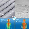 thumbnail image 5 of Anowpo Mantas refrescantes para personas que duermen calientes, manta que brilla en la oscuridad, controlador de juego, regalos para niños Q-Max>0.4 fibra de enfriamiento Arc-Chill, regalos para niños, 5 of 5