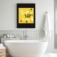 thumbnail image 5 of Canvas Wall Art Yellow Black Bee Canvas Art Print Home Is Where Your Honey Is Honeycomb Daisy Pictures Wall Decor for Living Room Bedroom Artwork Decorations Stretched Framed Ready to Hang 11"x14", 5 of 9
