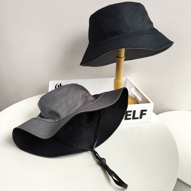 Sombrero de pescador con gran circunferencia de la cabeza, sombrero de pescador de doble cara, sombrero para el sol para hombres, sombrero protector solar para mujeres