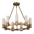 thumbnail image 1 of Maxim 22418SWNAB Contessa 9-Light Chandelier&44; Laiton Vieilli Naturel, 1 of 1