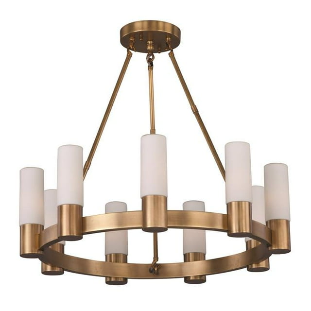 Maxim 22418SWNAB Contessa 9-Light Chandelier&44; Laiton Vieilli Naturel