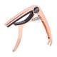 thumbnail image 1 of Cejilla para guitarra acústica y eléctrica, cambio rápido de tensión, afinador ajustable oro rosa, 1 of 9