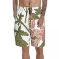 thumbnail image 1 of Hibiscus Board Shorts Beach Swimming Trunks Polyester Funny Men Swim Trunks, 1 of 5