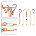 thumbnail image 2 of Colaxi Climbing Strength Lanyard Work Strength Belt Rope, Positioning Fall Protection Rope for Tree Planting Inspection, 2 of 10