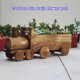 thumbnail image 3 of Minimaceta de madera con forma de tren, estuche de almacenamiento de arte decorativo, maceta para plantas, adorno para el hogar para jardín paisajístico de bonsái, nuevo, 3 of 5