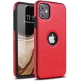 thumbnail image 4 of USLOGAN Diseño para iPhone 12 Pro Max Funda de cuero de lujo elegante vintage delgada cubierta del teléfono 5G 2020 6.7 pulgadas (rojo), 4 of 4