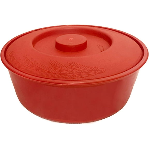 1 Quality Mexican Tortilla Warmer Keeper Microwave Naan Pancake Pita Large 8', Red, Variable