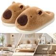 thumbnail image 1 of Carpincho Borrosas Pantuflas Felpa Lindas Antideslizantes para Interior, 1 of 9
