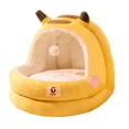 thumbnail image 1 of Cama para gatos Suministros para mascotas Escondite para dormir con cojín extraíble Tienda de campaña para gatos S, 1 of 8