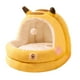 thumbnail image 1 of Cama para gatos, cama para gatitos, suave para dormir, con cojín extraíble, refugio para dormir, nido para gatos, cachorros, gatitos, perros y gatos S, 1 of 9