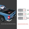 thumbnail image 5 of North Mountain 6.8ft Soft Roll Up Truck Tonneau Cover, Fits for 2020 - 2022 GMC Sierra 1500 6.8ft (79.4")Fleetside/Styleside Truck Bed, not for Flareside/Stepside Bed., 5 of 7