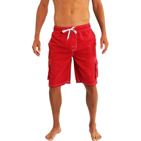 Norty Mens Big Extended Size Swim Trunks - Mens Plus Size Swimsuit sizes 2X, 3X, 4X, 5X - King Size Bathing Suits, Board Shorts, Swim Suits and Swimming Trunks for the Big And Tall (Best Board Shorts For Tall Guys)