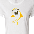 thumbnail image 4 of Inktastic Cute Shark, Little Shark, Yellow Shark Women's T-Shirt, 4 of 5