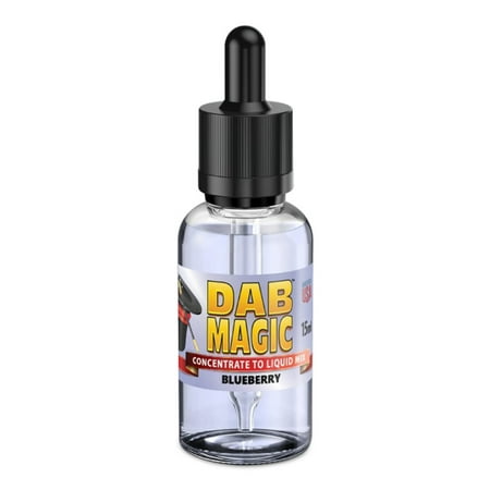 The Vape Co. DAB Magic Concentrate to Liquid Mix (Blueberry Flavor, (Best Blueberry Concentrate E Liquid)