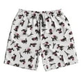 thumbnail image 5 of Goofa Poodle Dog Printed Mens Swim Trunks Summer Quick Dry Short Beach Swimwear Bathing Suits-3X-Large, 5 of 9
