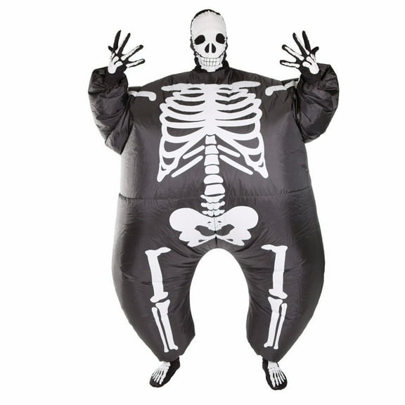 Halloween Skeleton Full Body Inflatable Costume for Adults (One Size)