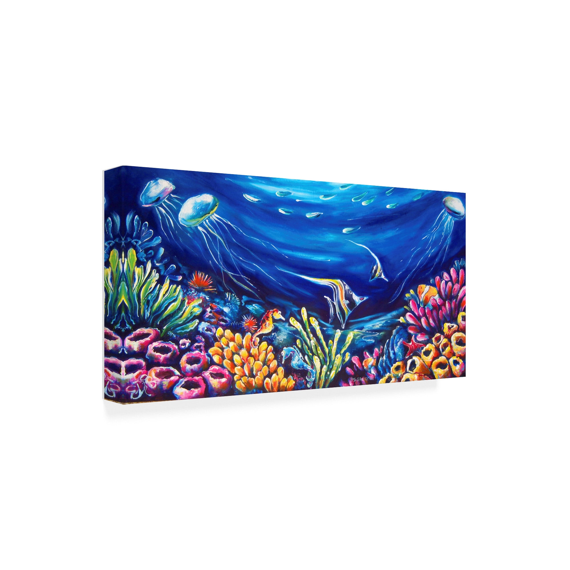 Trademark Fine Art 'Reef Magic' Canvas Art by Deborah Broughton