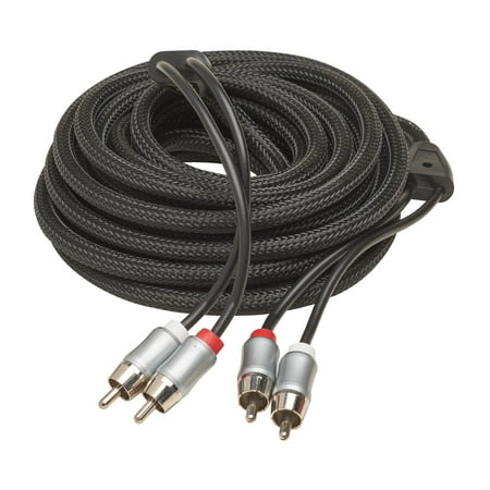 PowerBass XRCA-3 - 3 Premium OFC Twisted RCA Interconnect Cable
