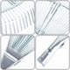 thumbnail image 3 of unbranded Rastrillo Metálico Para Hojas Con Cabezal Expandible Ideal Para Jardinería Y Mantenimiento De Césped, 3 of 7