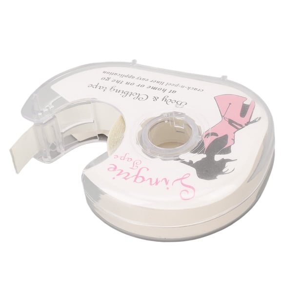 Women Double Sided Tape, Clothes Tape Skin Safe All Day Strength Self Adhesive With Dispenser For Dresses Body All Skin