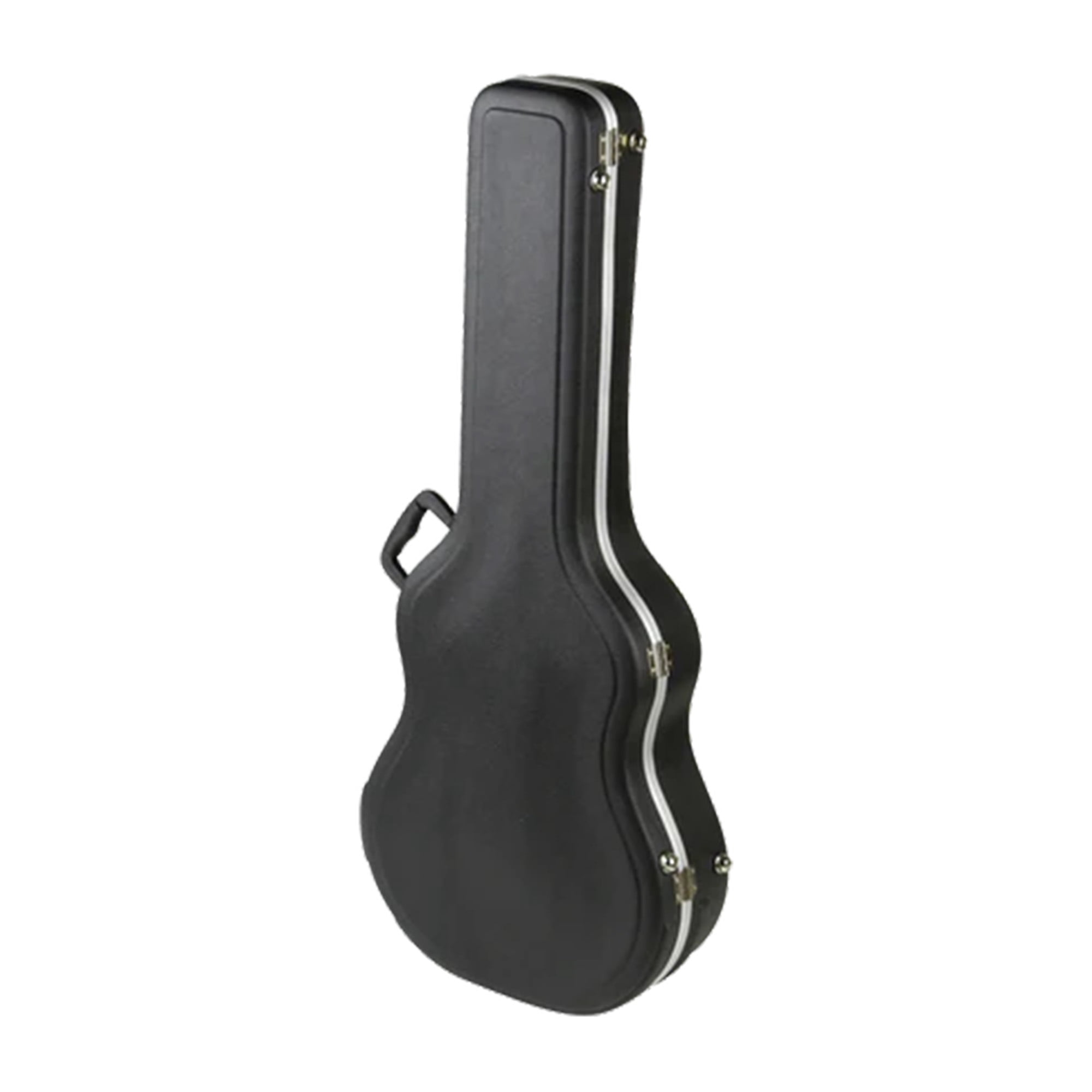 SKB Hardshell Travel Case for Thin-Line Acoustic or Electric Guitars, Black