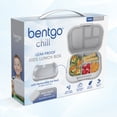 thumbnail image 3 of Bentgo Chill Kids Leak-Proof Lunch Box - 4-Compartment Bento Box with Built-In Ice Pack, 3.3 Cup Capacity, BPA-Free, Microwave & Dishwasher Safe, Ideal Size for Ages 3 to 7 (Gray), 3 of 10