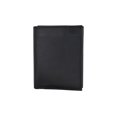 thumbnail image 6 of Marshal Wallet Men's Trifold Leather Wallet with Zippered Coin Slot, Black, 6 of 7