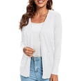 thumbnail image 2 of Urban CoCo Women's Button Down Lightweight Knit Cardigan Sweater with Pockets, 2 of 7