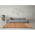 thumbnail image 3 of Ahgly Company Indoor Square Abstract Brown Modern Area Rugs, 5' Square, 3 of 4