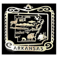 thumbnail image 6 of Arkansas State Landmarks Brass Ornament, 6 of 7