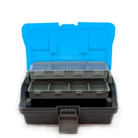 Waterproof 3-Tier Fishing Tackle Box Storage Portable Strong