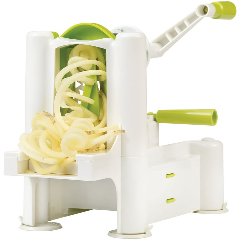 Spiralizer 7-Blade Vegetable Slicer, Spiral Slicer Suction Cup Bottom