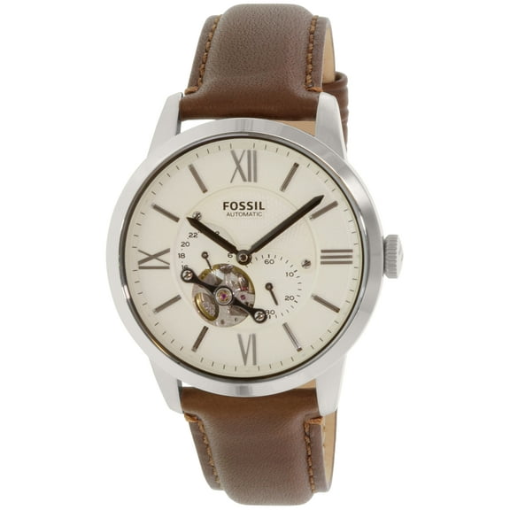 Fossil Men's Townsman ME3064 Brown Leather Automatic Watch