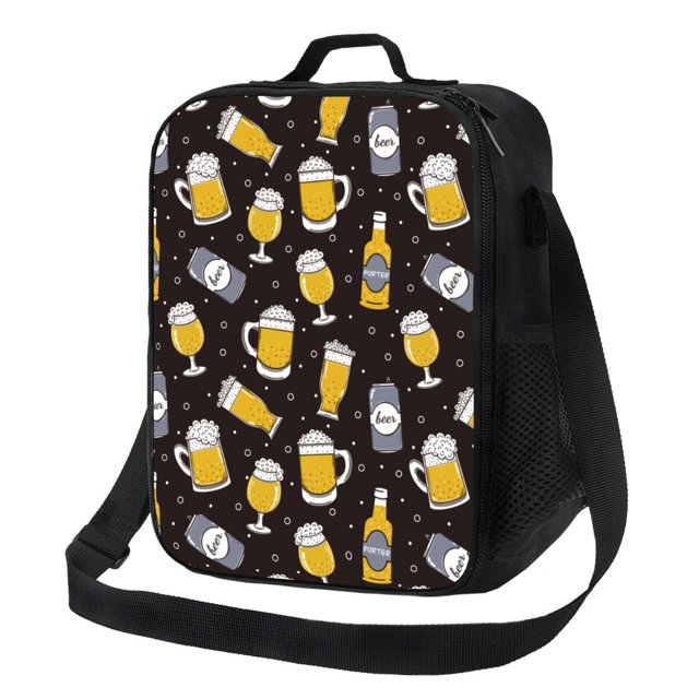 Fotbe Beer In A Bottle Lonchera Bolsa de Almuerzo para Hombres y Mujeres, Lonchera de Gran Capacidad, Bolsa de Almuerzo Reutilizable, Bolsa Térmica Aislante