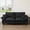Black+1, variant on Arouseden 76" Black Modern Sectional Sofa,Small Sectional Couch with 2 Throw Pillows and Sturdy Legs,Chenille Sailboat Sofa,Modern Loveseat Sofas for Living Room