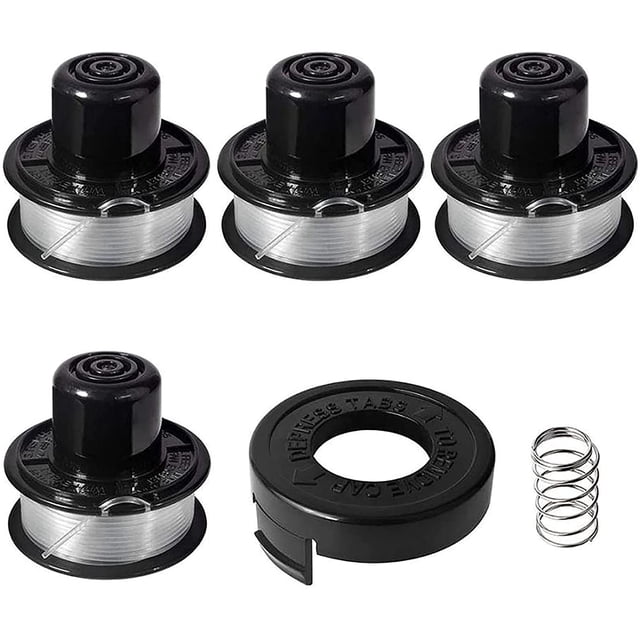 Línea de Carrete para Recortadora RS-136 Compatible con Black Decker 20ft 0.065" RS-136-BKP CST800 GE600 ST1000 ST200 ST300 ST3000 ST400 ST4000 ST4400 ST4500 ST5000 ST6800 Carrete de Alimentación