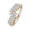 Rose gold, variant on Olive Leaf Diamond Rings Fashion Zrconia Ring Ladies Jewelry Engaged Ring