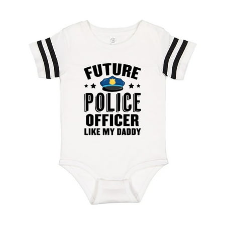 

Inktastic Future Police Officer Like My Daddy Gift Baby Boy or Baby Girl Bodysuit