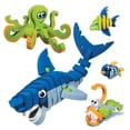 thumbnail image 1 of Set de construcción de edificios Bloco Toys Marines Creatures, 1 of 5