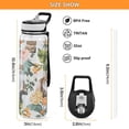 thumbnail image 3 of Cats Flowers Leaves Sports Water Bottle Portable Travel Mug 32oz BPA Free Leak Proof Straw Transparent Tritan for Gym Yoga Cycling Camping, 3 of 7