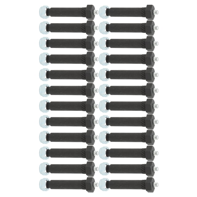 Perno de grillete de resorte Bling Bling 24 piezas con contratuerca de acero de gran resistencia Apto para ejes 2000 3500 5200 6000 7000