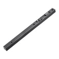 thumbnail image 3 of Flush Bolt, 12-inch Stainless Steel Security Door Guard Lever Action Latch Slide Lock Black, 3 of 6