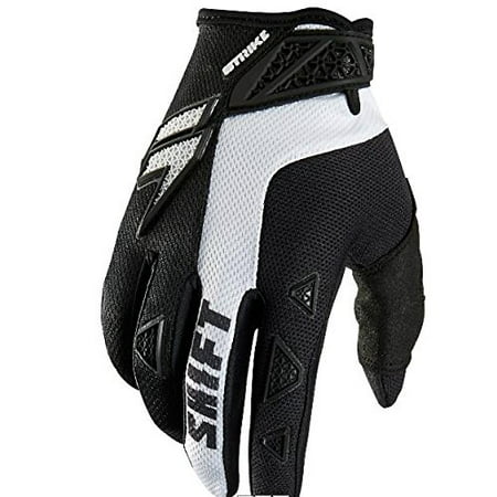 Racing Strike Army Men's Dirt Bike Motorcycle Gloves - Black / Large, Color: Black By Shift from