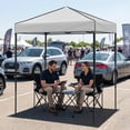 thumbnail image 3 of EAGLE PEAK 6 x 4 Instant Pop-up Canopy with Carry Bag, Adjustable Height and Lightweight Compact Portable Canopy Tent, Gray, 3 of 9