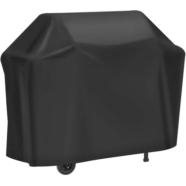 Cubierta para barbacoa, cubierta de lona Oxford 210D resistente, protección para barbacoa de gas, resistente al viento, a los rayos UV, al agua, a la humedad y al polvo, 145x61x117cm, color negro Sailing Electrónica