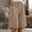 Khaki, variant on Women's Stretchy Capris Lounge,Fashion Womens Casual Stripe Elastic Loose Pants Straight Wide Leg Trousers with Pocket Half Shorts Pants Pink S