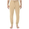 thumbnail image 1 of AherBiu Sweatpants For Men Drawstring Elastic Waisted Joggers With Pockets Fall Winter Solid Color Casual Loose Trousers, 1 of 4