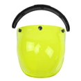 thumbnail image 2 of thinsony Open Face Helmet Visor Motorcycle Helmet Bubble Visor PC Lens Yellow, 2 of 7