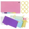 thumbnail image 1 of LIFKOME 450 Pcs Note Cards with Rings Paper Assorted Color Writing Journal Writing, 1 of 8