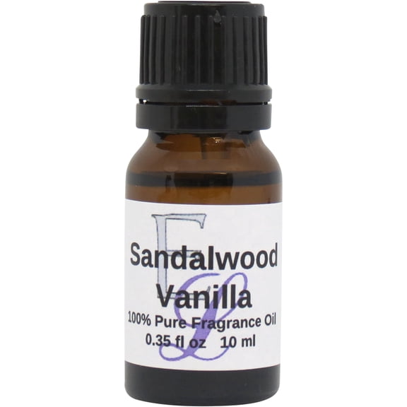 Sandalwood Vanilla Fragrance Oil by Eclectic Lady, 10 ml, Premium Grade Fragrance Oil